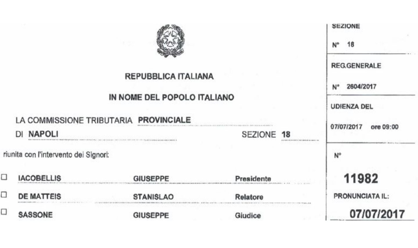 Avv. Ferrara: la commissione tributaria annulla la cartella per bollo auto